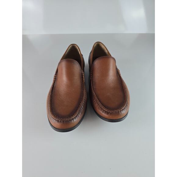 Johnston Murphy Hawkins Mens Loafer 11.5 M Brown Sheepskin Leather Shoes 20-4470 main image 8